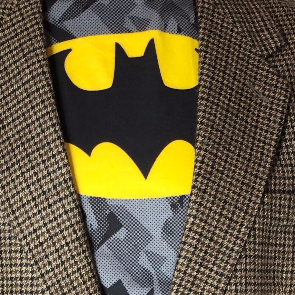 NWT CASHMERE CALVIN 44R lambswool Blazer brown